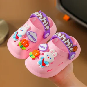 Cute Cartoon Anti-Slip Kids Crocs (Premium Cave Shoes)