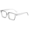 Premium Anti-Blue Light Square Fashion Eyeglass Frames - Thumbnail Image 3