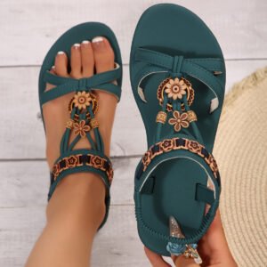 bohemian flat sandals bd