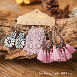 Handmade Ethnic Vintage Earring Set