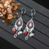 Bohemian Long Tassel Drop Earrings - Thumbnail Image 5