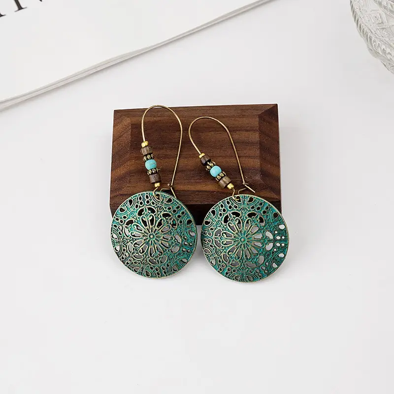 Bohemian Long Tassel Drop Earrings - Image 2
