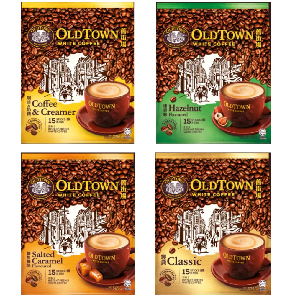 oldtown white coffee bd flavor variants collection